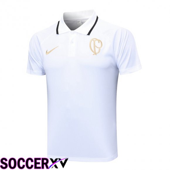 Corinthians Soccer Polo White 2023/2024