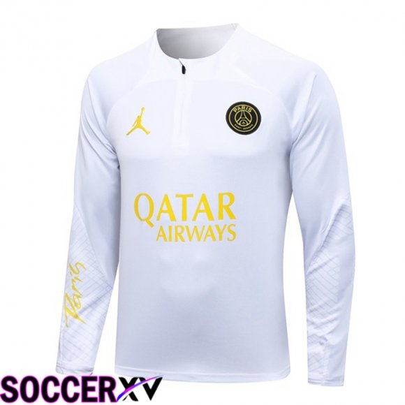 Paris PSG Training Sweatshirt White 2023/2024