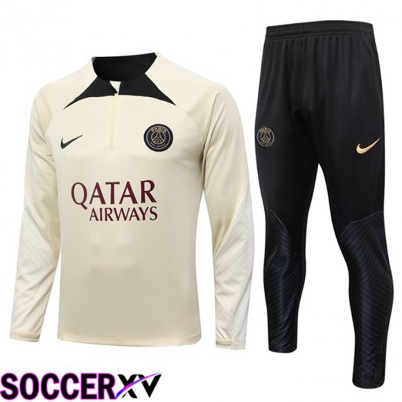 Paris PSG Training Tracksuit Suit Brown 2023/2024