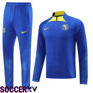 Club America Training Tracksuit Suit Blue 2023/2024