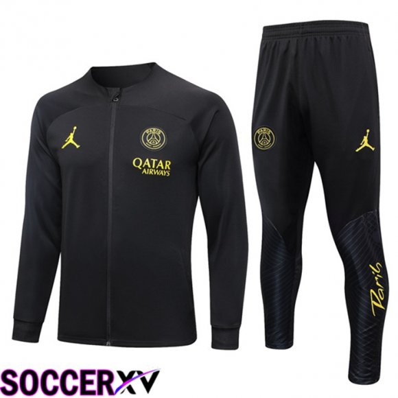 Paris PSG Training Jacket Suit Black 2023/2024