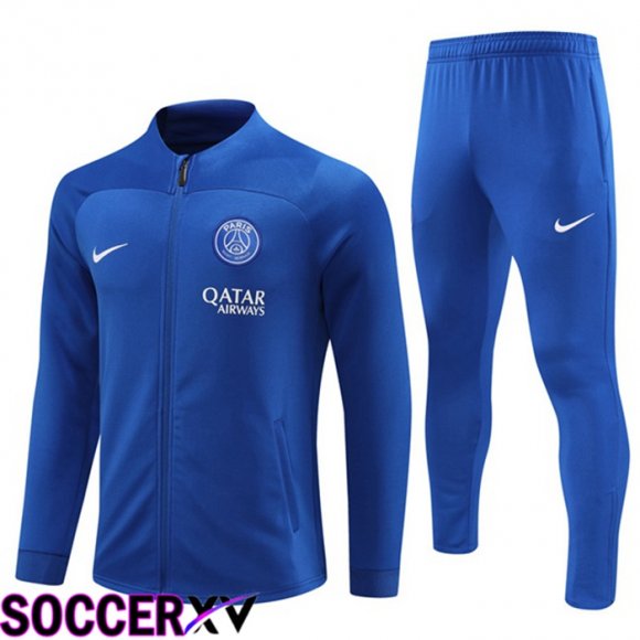 Paris PSG Training Jacket Suit Blue 2023/2024