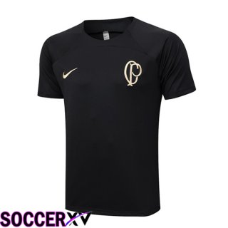 Corinthians Training T Shirt Black 2023/2024