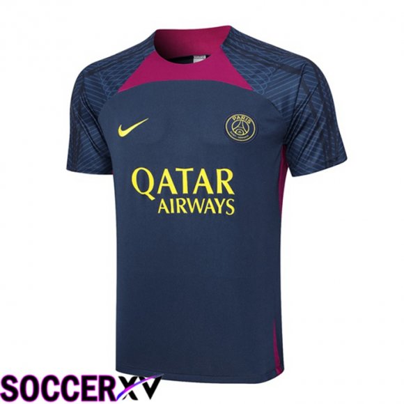 Paris PSG Training T Shirt Royal Blue 2023/2024