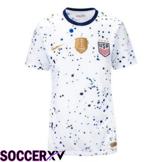 USA Womens Soccer Jersey Home White 2023/2024