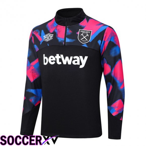 West Ham Training Sweatshirt Black 2023/2024