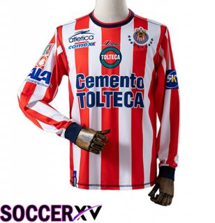 CD Guadalajara Retro Home Soccer Jersey Long sleeve 2002/2003