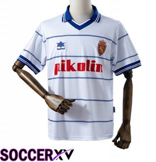 Real Zaragoza Retro Home Soccer Jersey 1999/2000
