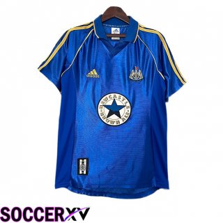 Newcastle United Retro Away Soccer Jersey Blue 1998-1999