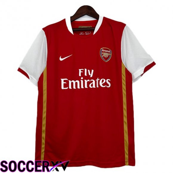 Arsenal Retro Soccer Jersey Home Red 2006-2008