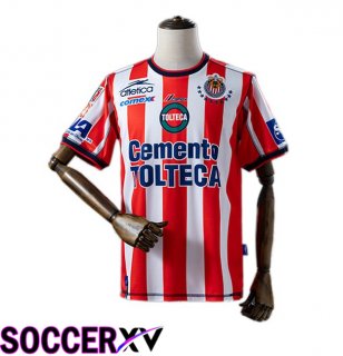 CD Guadalajara Retro Home Soccer Jersey Red White 2002-2003