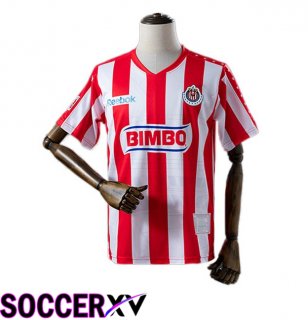 CD Guadalajara Retro Third Soccer Jersey Red White 2010-2011