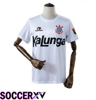 Corinthians Retro Home Soccer Jersey White 1988