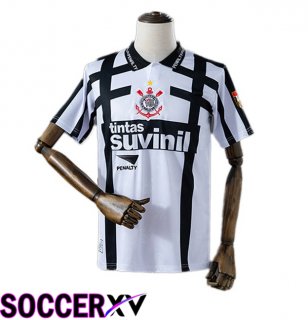 Corinthians Retro Fourth Soccer Jersey White 1996