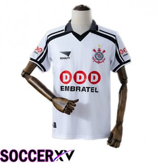 Corinthians Retro Home Soccer Jersey White 1998