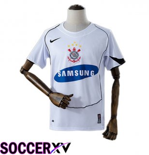 Corinthians Retro Home Soccer Jersey White 2005