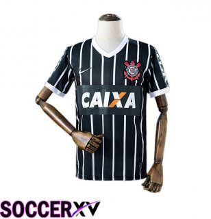 Corinthians Retro Away Soccer Jersey Black 2013