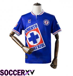 Cruz Azul Retro Home Soccer Jersey Blue 1998