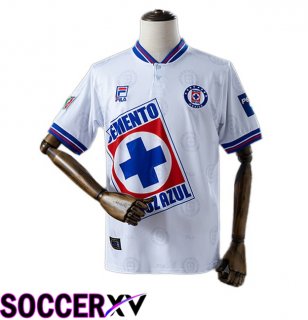 Cruz Azul Retro Away Soccer Jersey White 1998