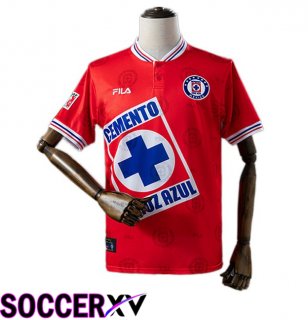 Cruz Azul Retro Third Soccer Jersey Red 1998