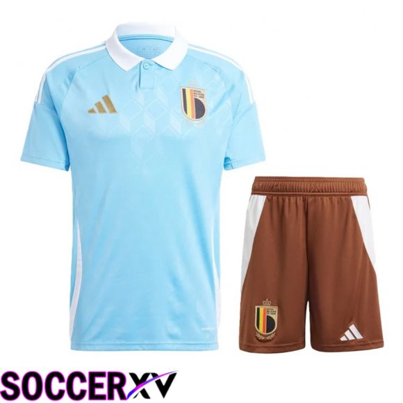 Belgium Away Soccer Jersey + Shorts Kit 2024/2025