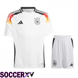 Germany Home Soccer Jersey + Shorts Kit UEFA Euro 2024