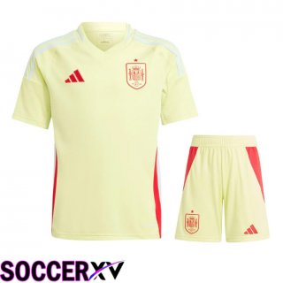 Spain Away Soccer Jersey + Shorts Kit 2024/2025