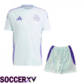 Scotland Away Soccer Jersey + Shorts Kit 2024/2025