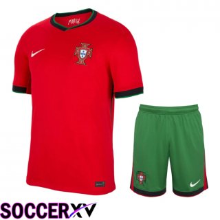 Portugal Home Soccer Jersey + Shorts Kit 2024/2025