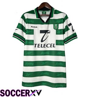 Sporting Lisbon Retro Home Soccer Jersey 1999/2000