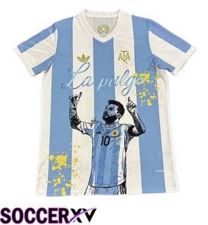 Argentina Soccer Jersey Special Edition White/Black 2025/2026