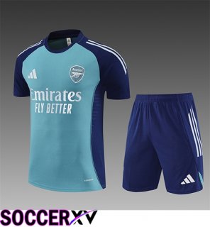 Arsenal Kids kit Training T Shirt Green/Blue 2025/2026