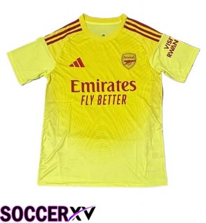 Arsenal Goalkeeper Soccer Jersey Yellow 2025/2026
