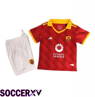 As Rome Kids Fourth Soccer Jersey 2024/2025