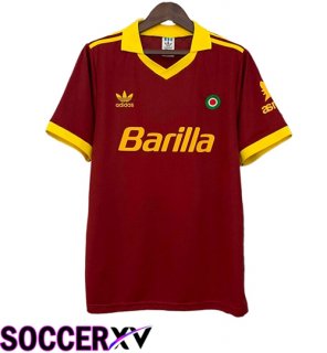AS Rome Retro Home Soccer Jersey 1991/1992