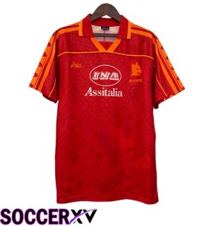 AS Rome Retro Home Soccer Jersey 1995/1996