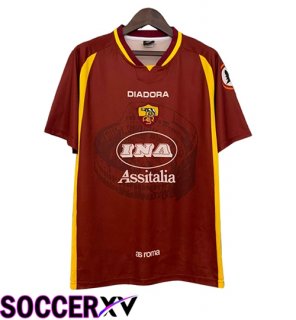 AS Rome Retro Home Soccer Jersey 1997/1998
