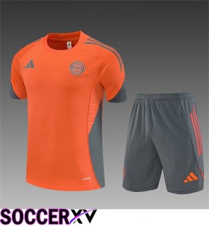 Bayern Munich Kids kit Training T Shirt Orange/Grey 2025/2026
