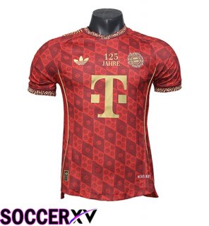 Bayern Munich Soccer Jersey 125th Anniversary Edition Red 2025/2026