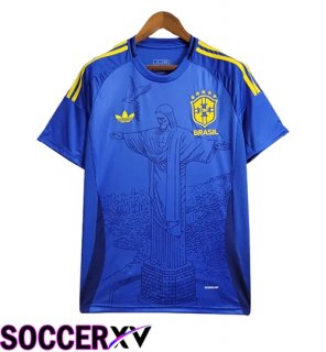 Brazil Soccer Jersey Special Edition Blue 2025/2026