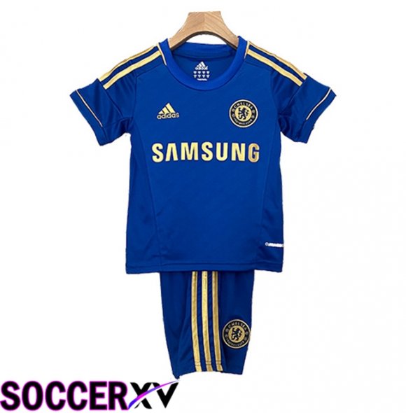 FC Chelsea Retro Kids Home Soccer Jersey 2012/2013