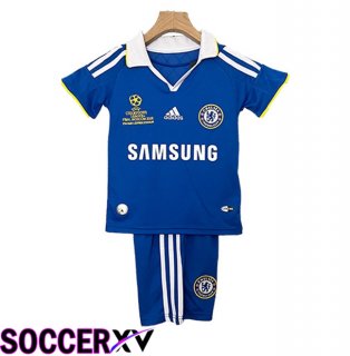 FC Chelsea Retro Kids Home Soccer Jersey 2008/2009