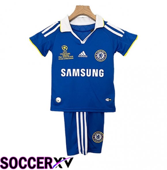 FC Chelsea Retro Kids Home Soccer Jersey 2008/2009