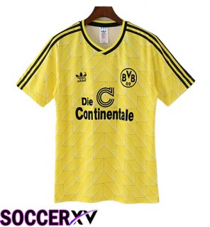 Dortmund BVB Retro Home Soccer Jersey 1988/1989