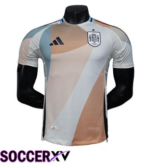 Spain Soccer Jersey Special Edition White/Orange 2025/2026