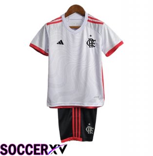 Flamengo Kids Away Soccer Jersey 2024/2025