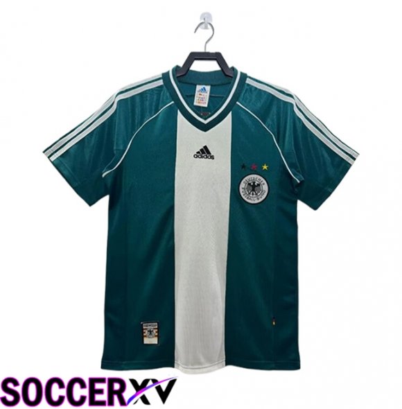 Germany Retro Away Soccer Jersey 1998