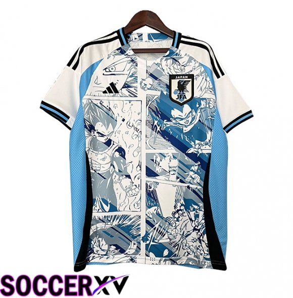 Japan Soccer Jersey Special Edition Dragon Ball White 2024/2025