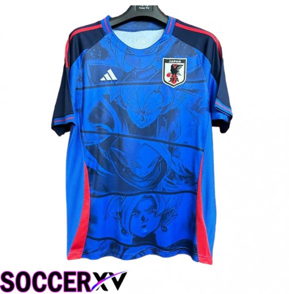 Japan Soccer Jersey Special Edition Dragon Ball Blue 2024/2025