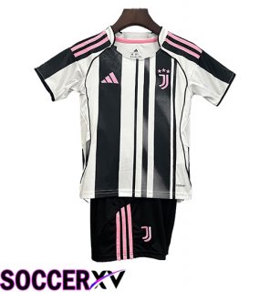 Juventus Kids Home Soccer Jersey 2025/2026